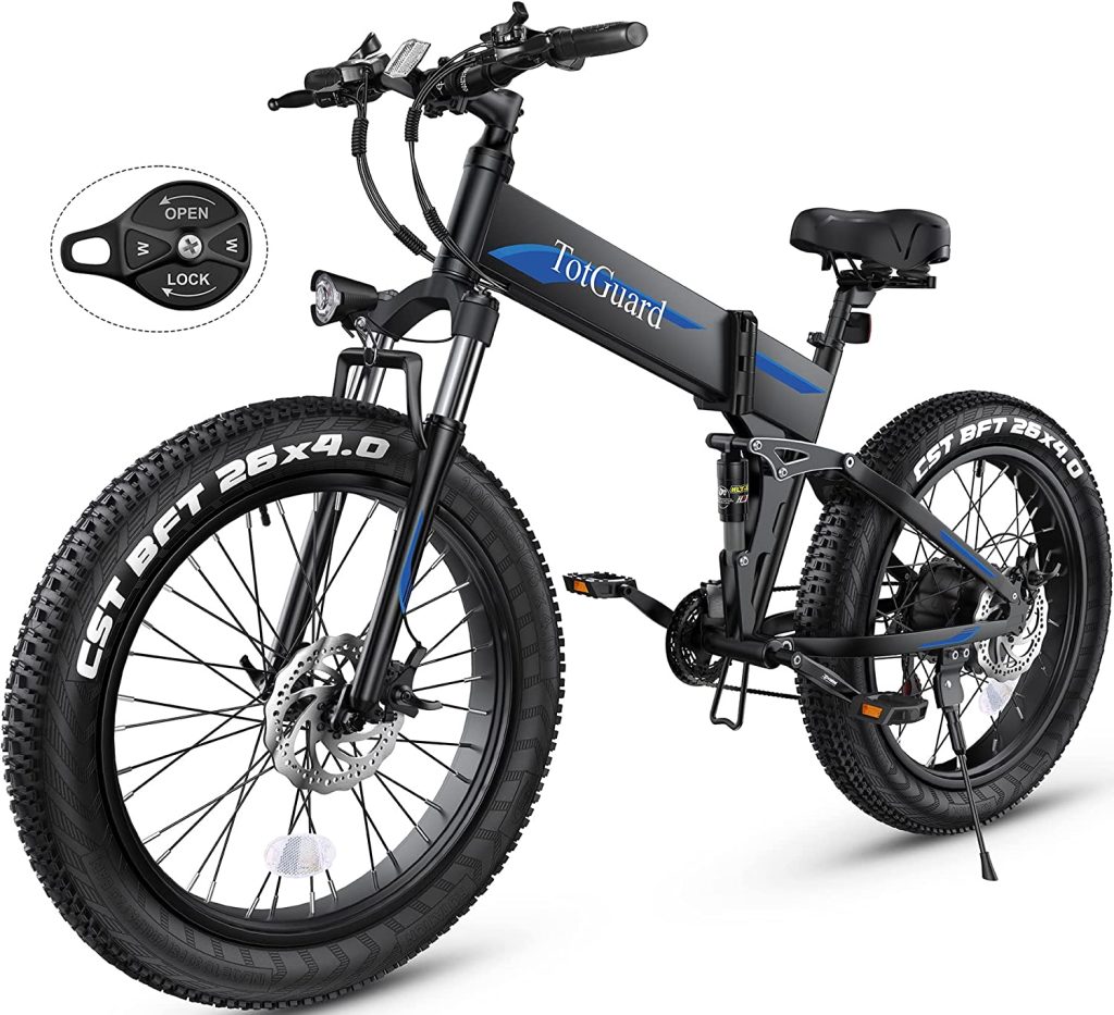 Shimano 21 Speed Gears Folding Electric Bike