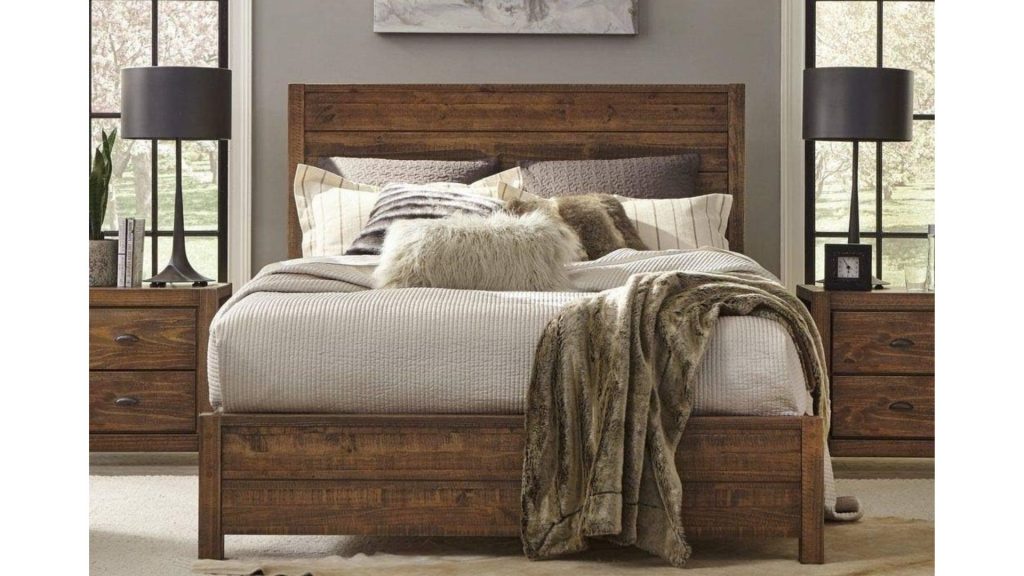 Rustic Farmhouse Decor King Bedroom Furniture Set