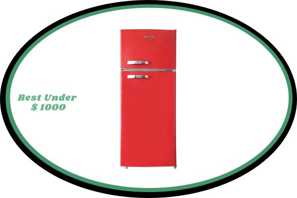 RCA RFR786-RED 2 Door Apartment Size Refrigerator 