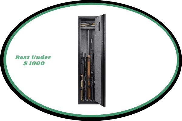 BARSKA Quick Access Biometric Rifle Gun Safe Cabinet