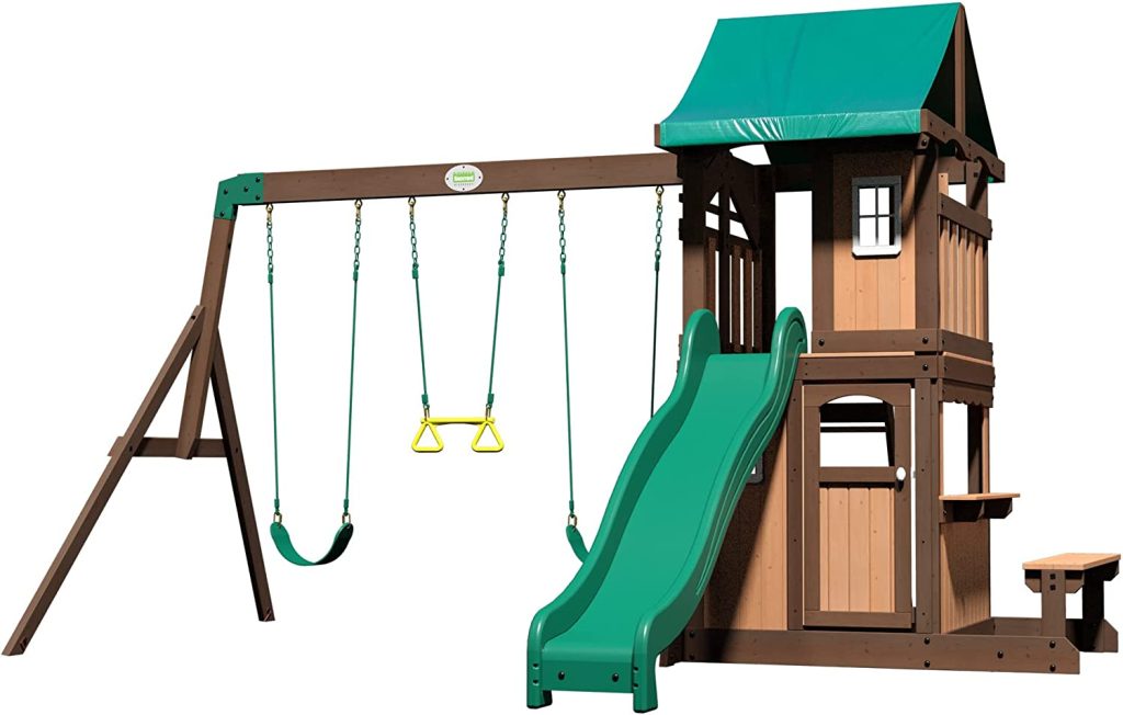 Backyard Discovery Lakewood Cedar Wood Swing Set