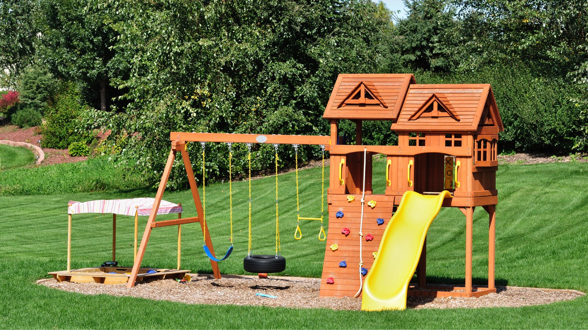 Best Wooden Swing Set Under $1000