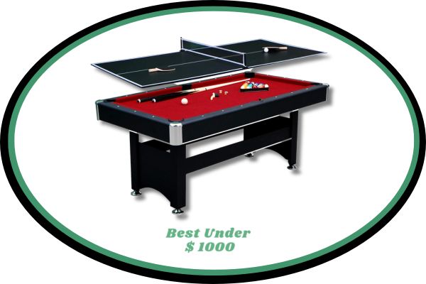 Spartan 6-ft Pool Table with Table Tennis Top