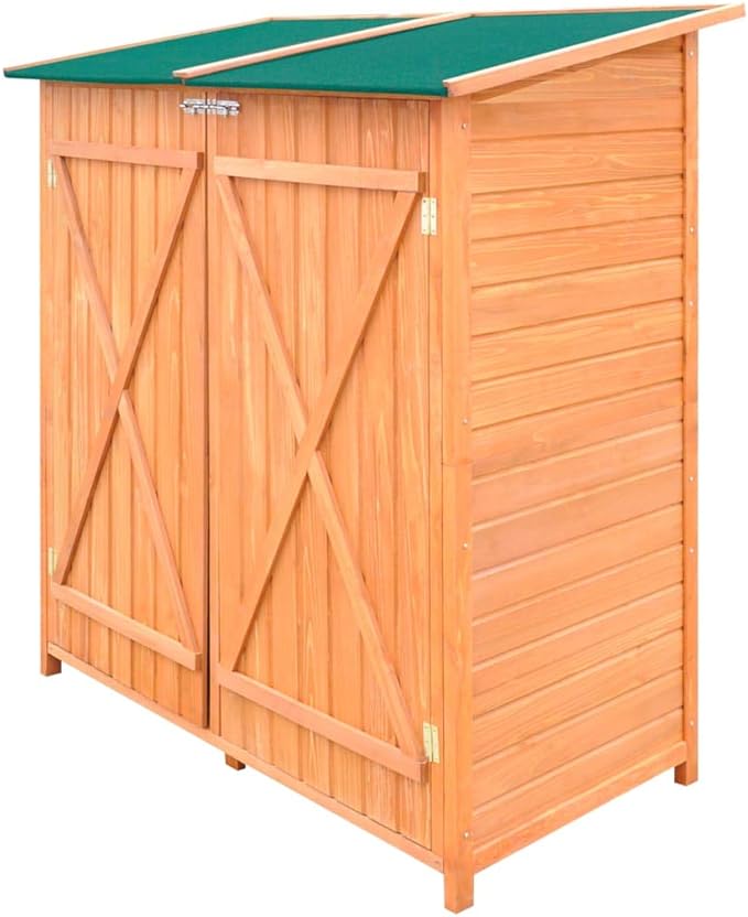 FurturHome Garden Wooden Storage Shed