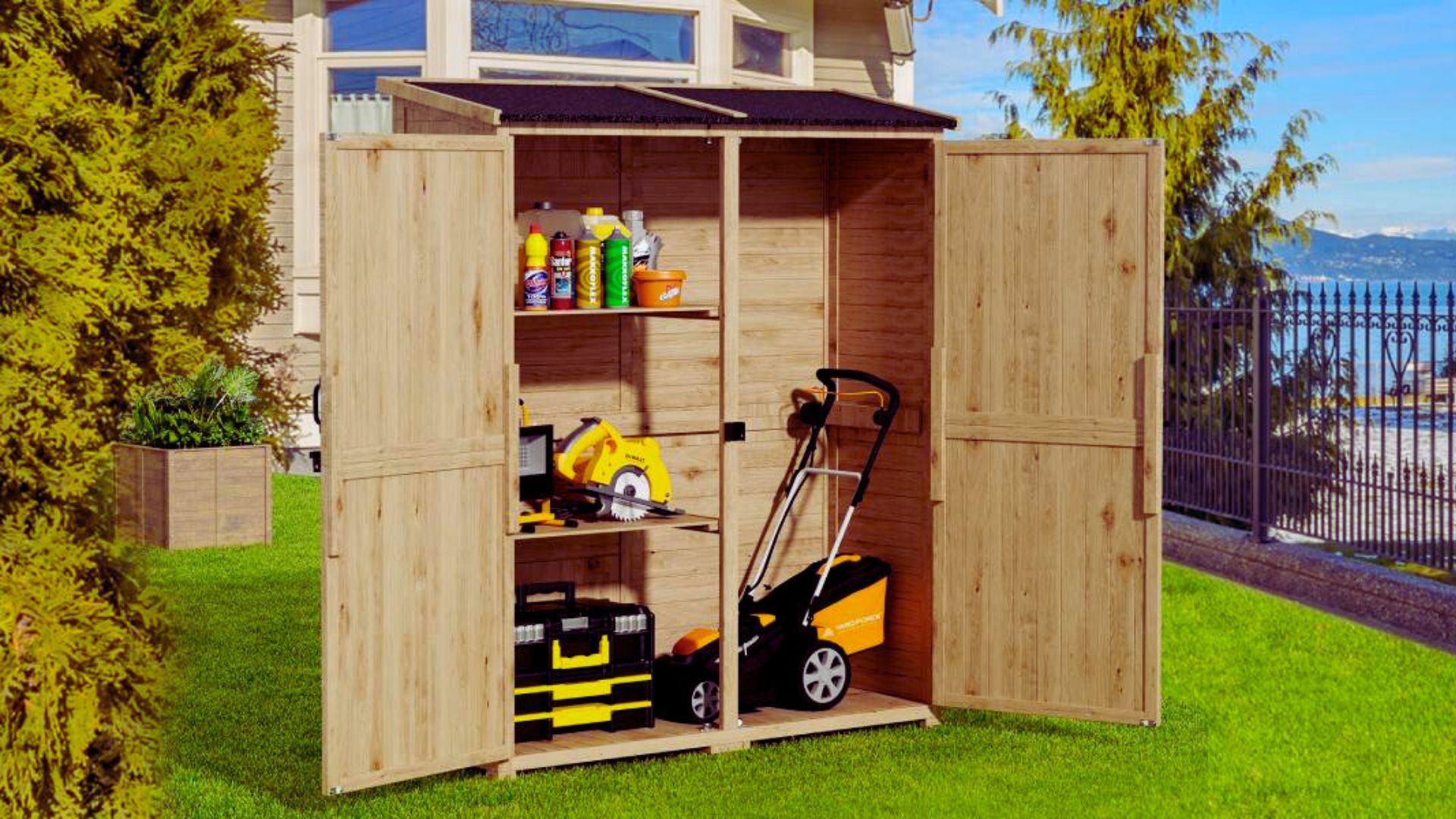 Affordable Wood Sheds Under $1000